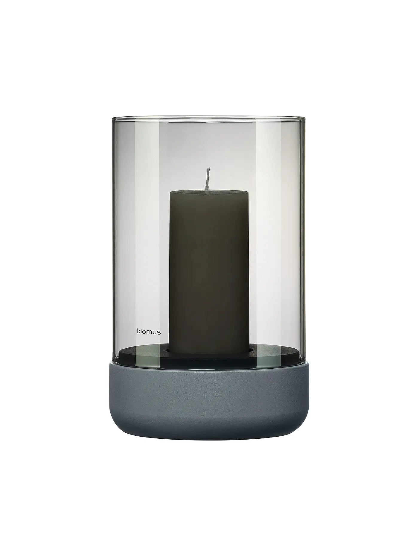 BLOMUS | Windlicht CALMA 20cm Steelgrey Smoke | 